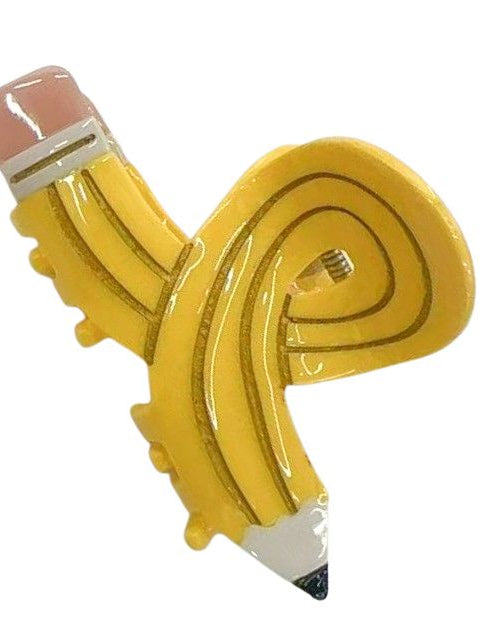 Pencil Claw Clip Yellow Hair Urban