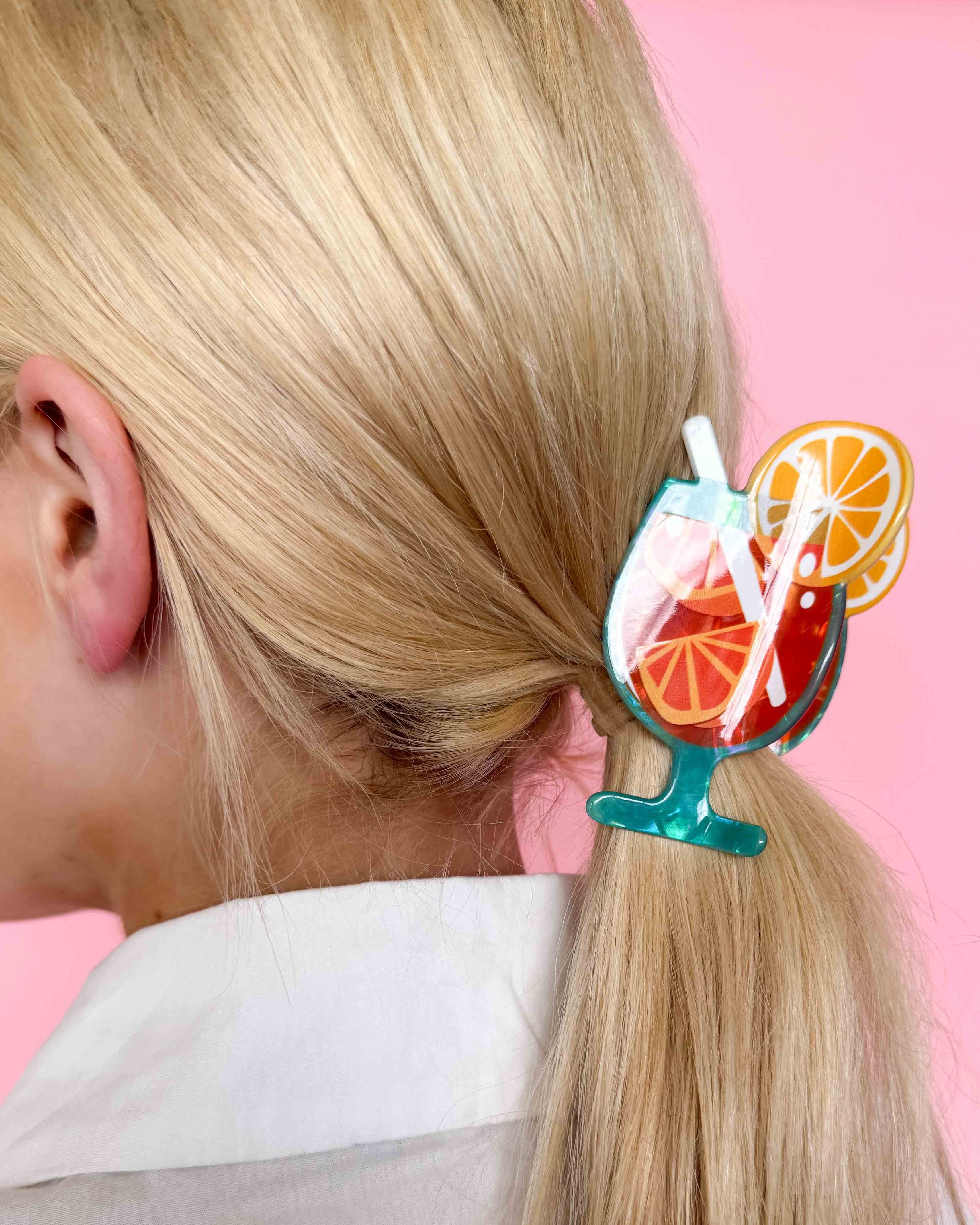 Aperol Spritz Claw Clip Orange Gifts and Accessories Urban