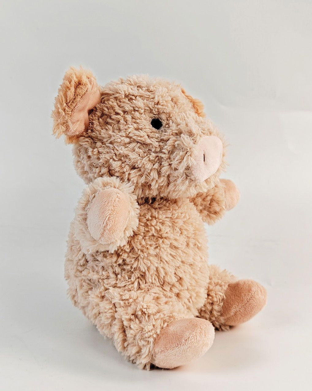 Curly Pig Soft Toy Pink 18cm - Global Free Style