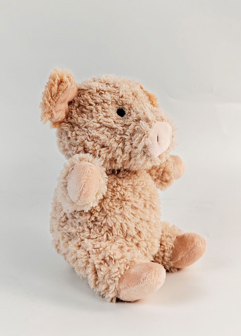 Curly Pig Soft Toy Pink 18cm - Global Free Style