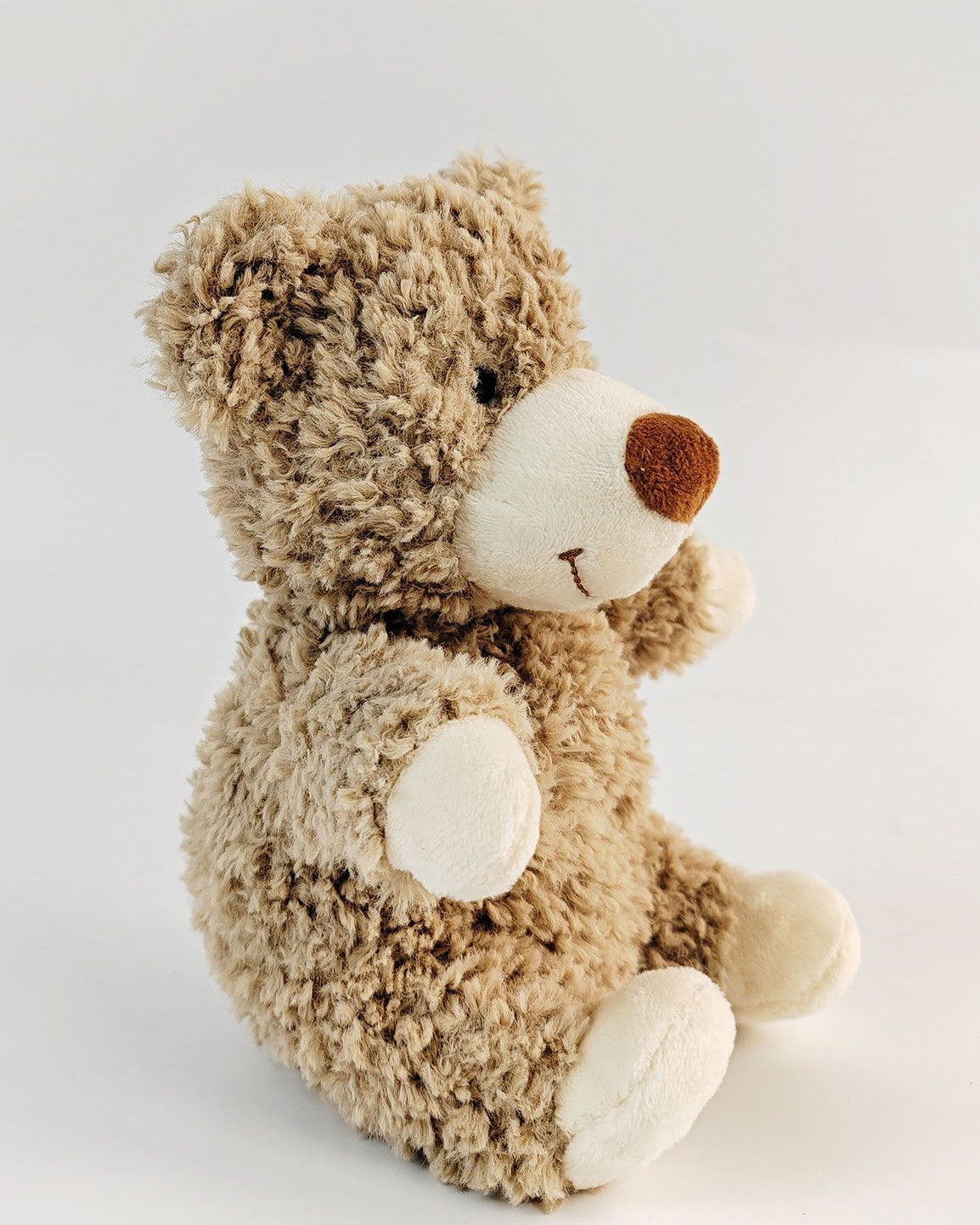 Curly Bear Soft Toy Brown 18cm - Global Free Style