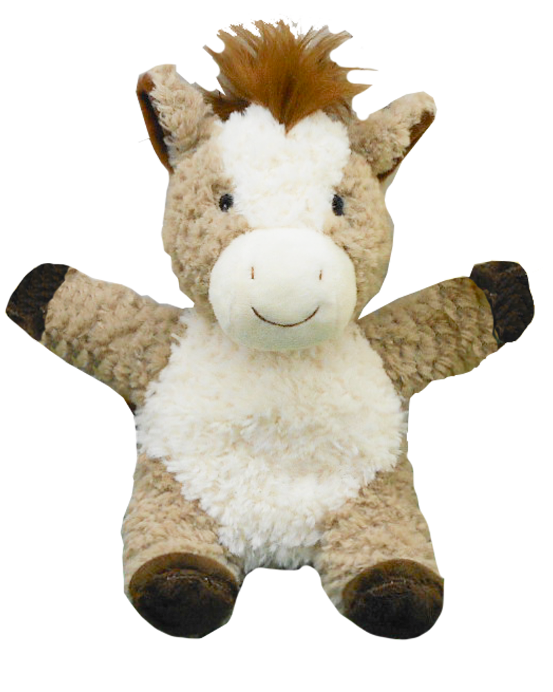 Curly Horse Soft Toy Brown 18cm Gifts and Accessories Urban