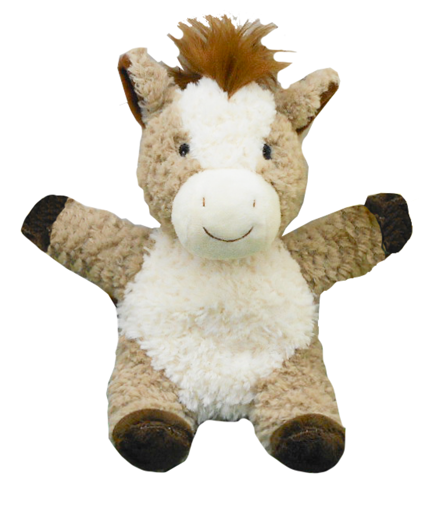 Curly Horse Soft Toy Brown 18cm Gifts and Accessories Urban