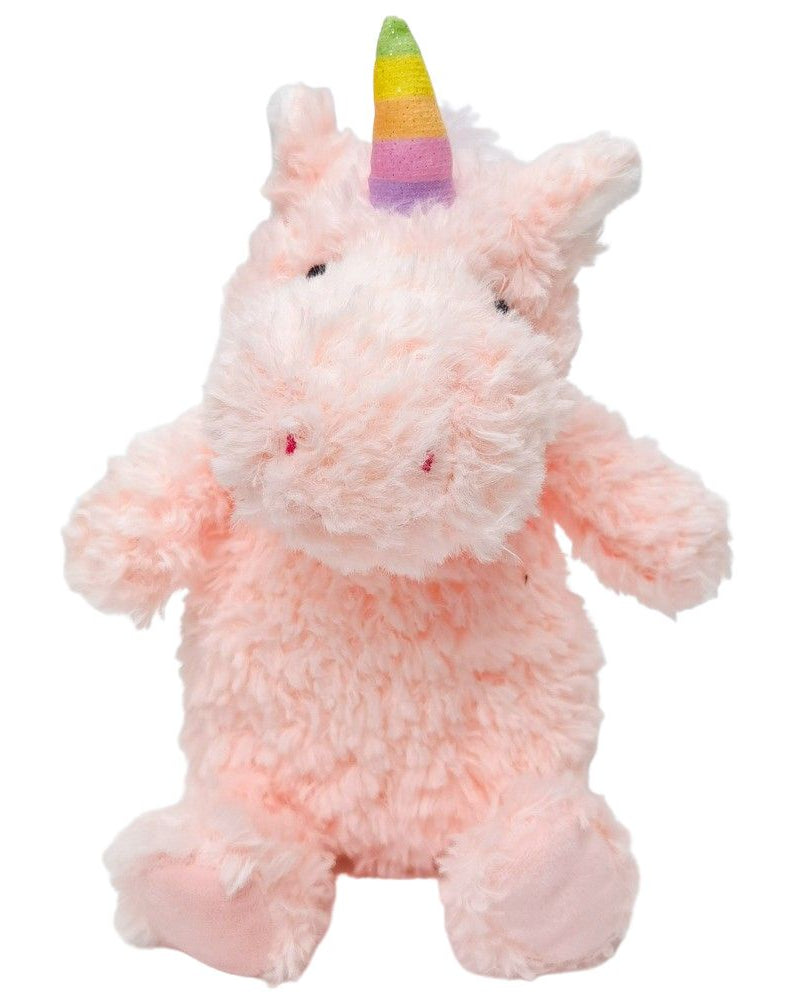Curly Unicorn Soft Toy Pink and Red 18cm Gifts and Accessories Urban