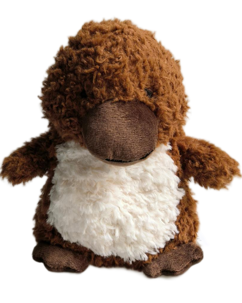 Curly Platypus Soft Toy Brown 18cm - Global Free Style