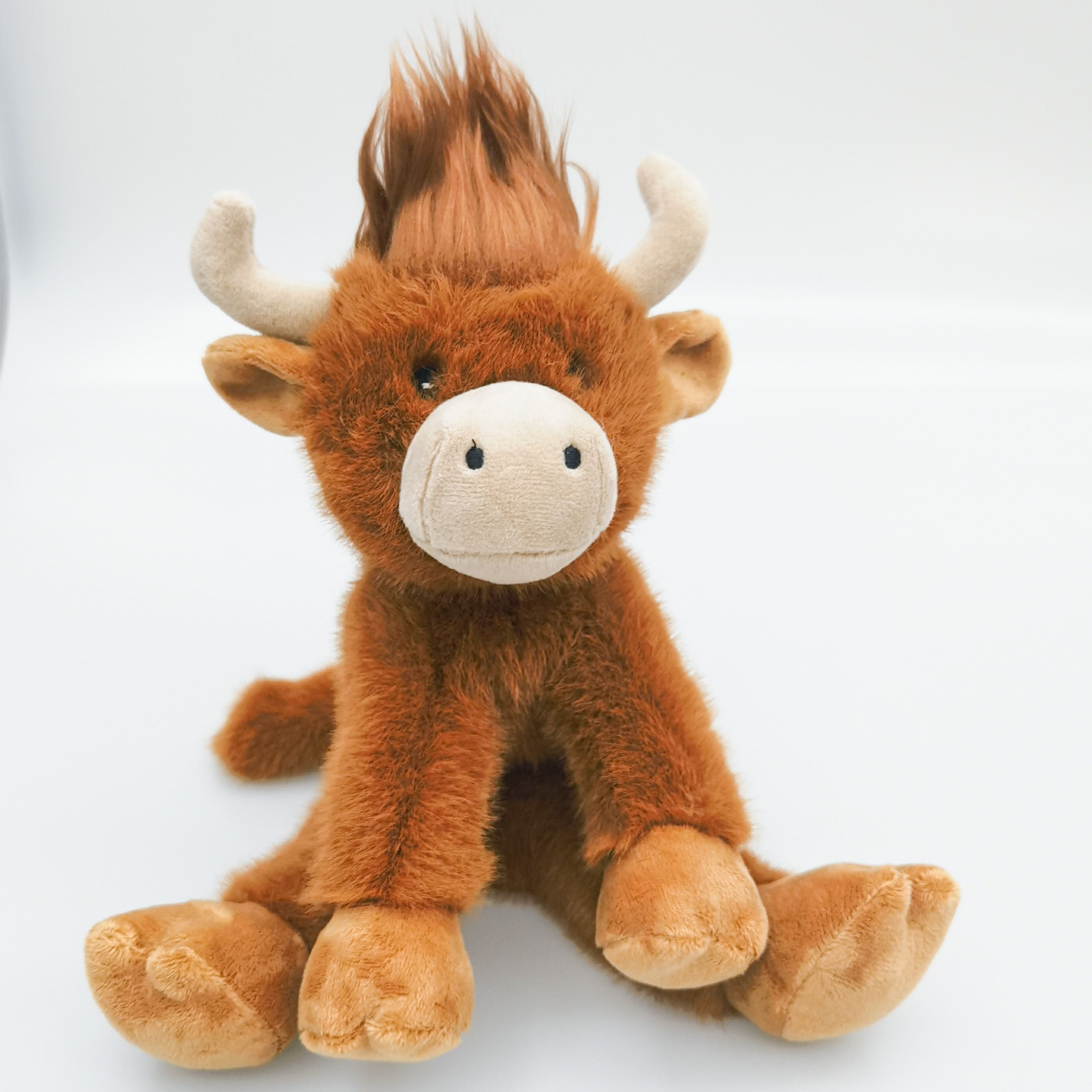Highland Cow Toy Brown 23cm Gifts and Accessories Urban