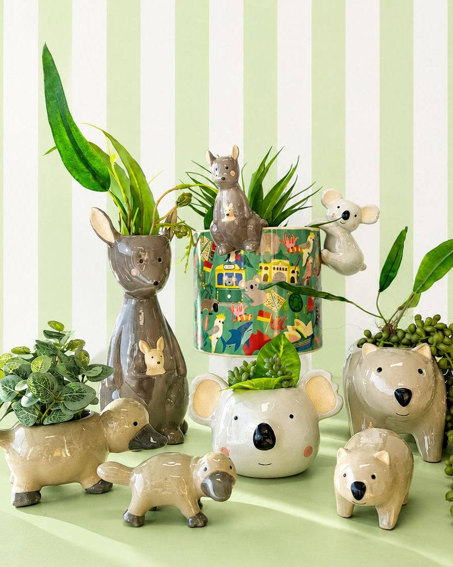 Platypus Planter Brown 15cm - Global Free Style