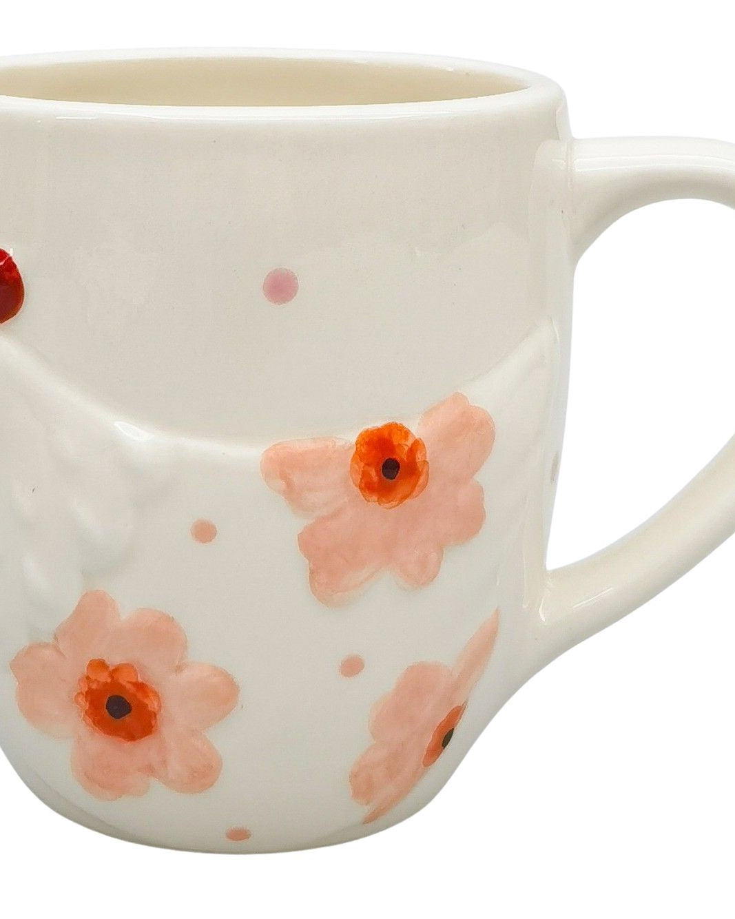 Poppy Chicken Mug Peach 10cm - Global Free Style