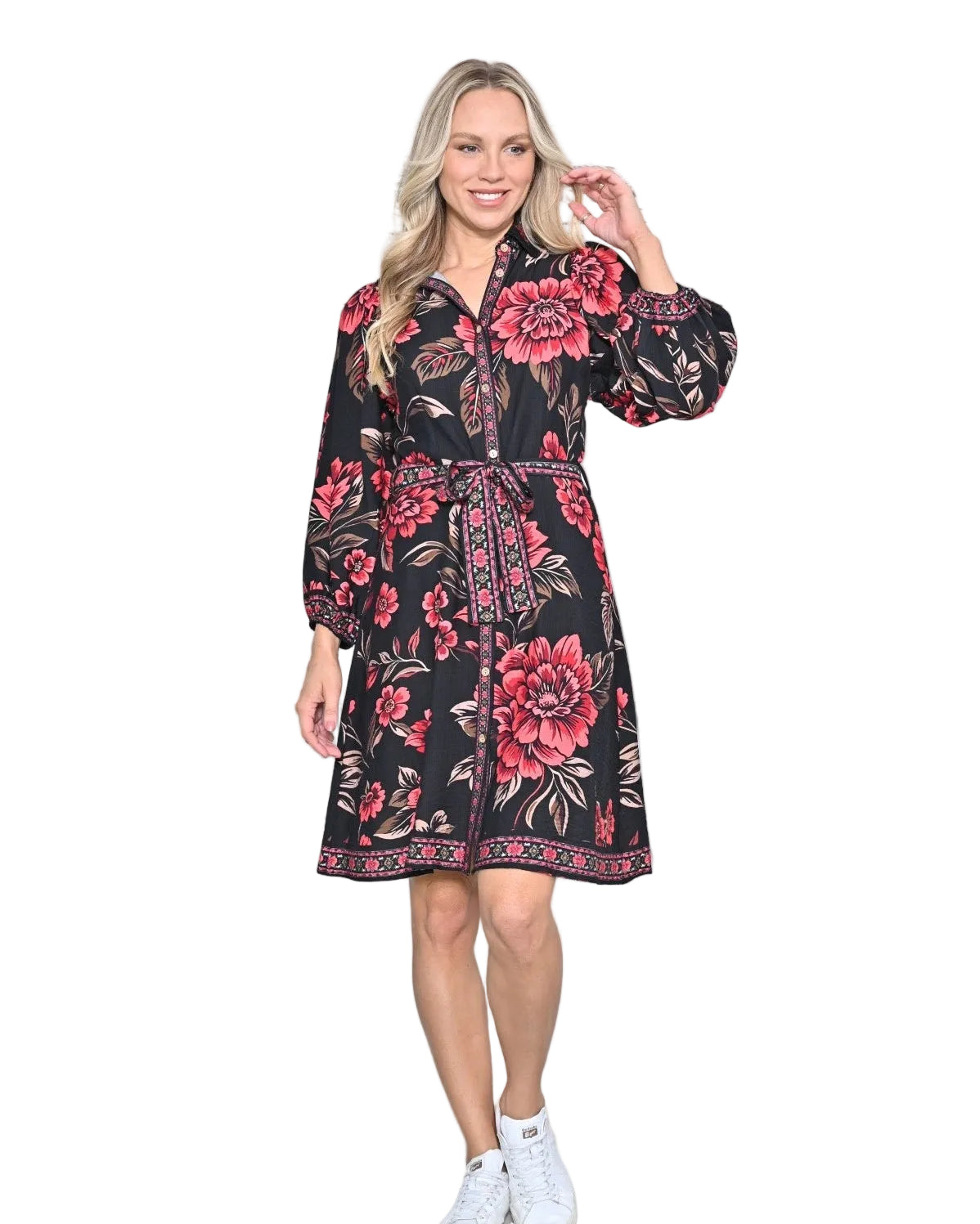 Rayon Blend Midi Dress Dresses New u Collection 8