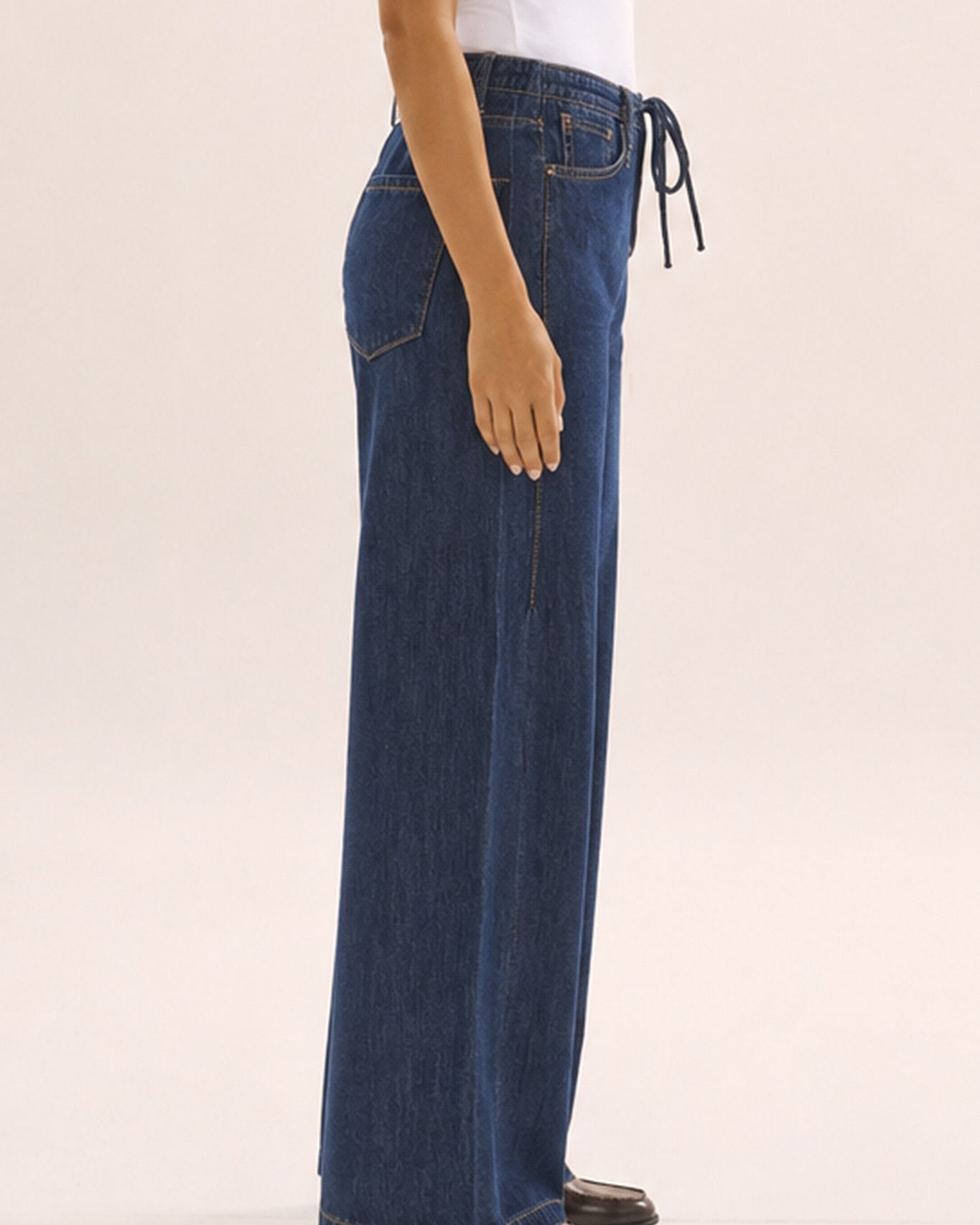 Goldie Jeans Dark Blue Bottoms Betty Basics