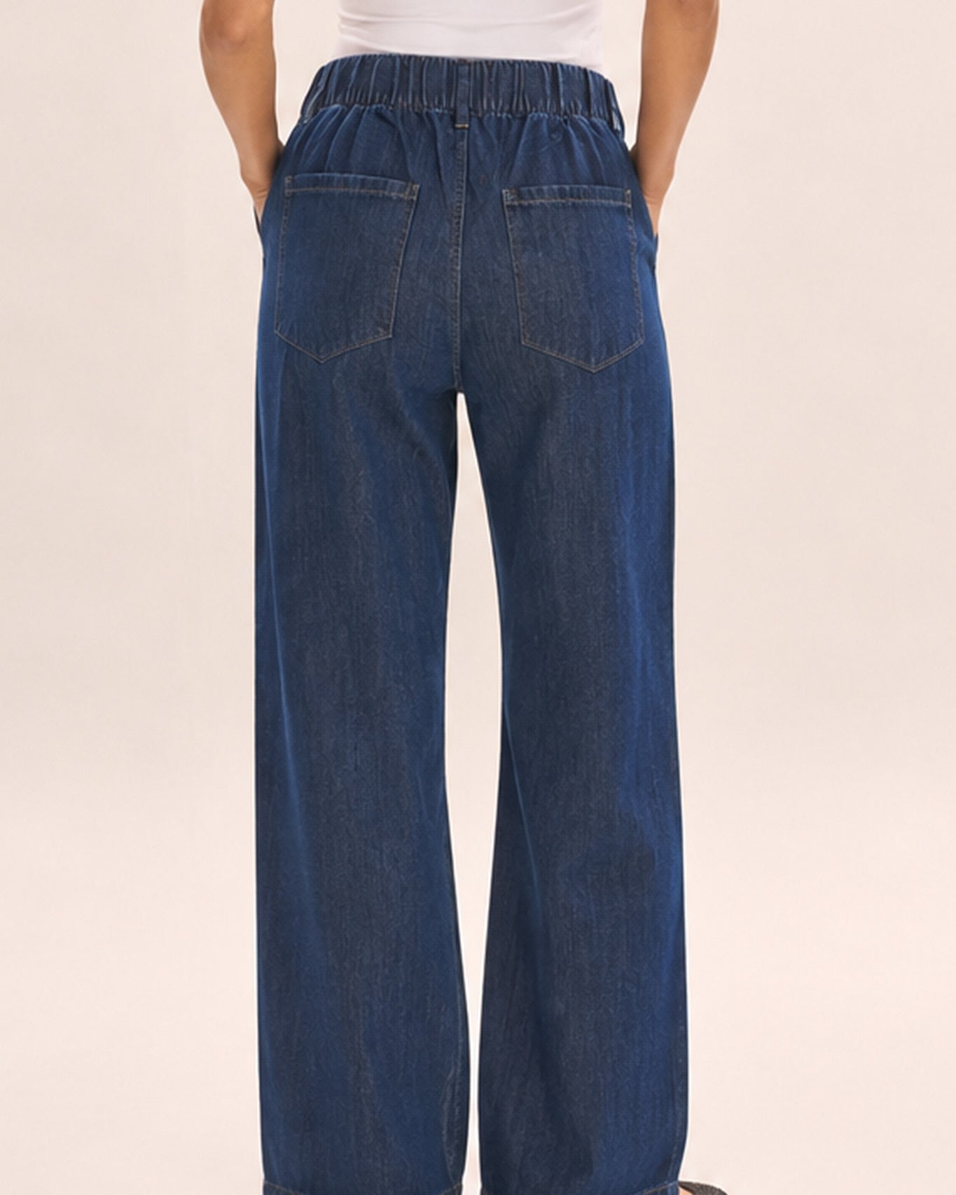 Goldie Jeans Dark Blue Bottoms Betty Basics