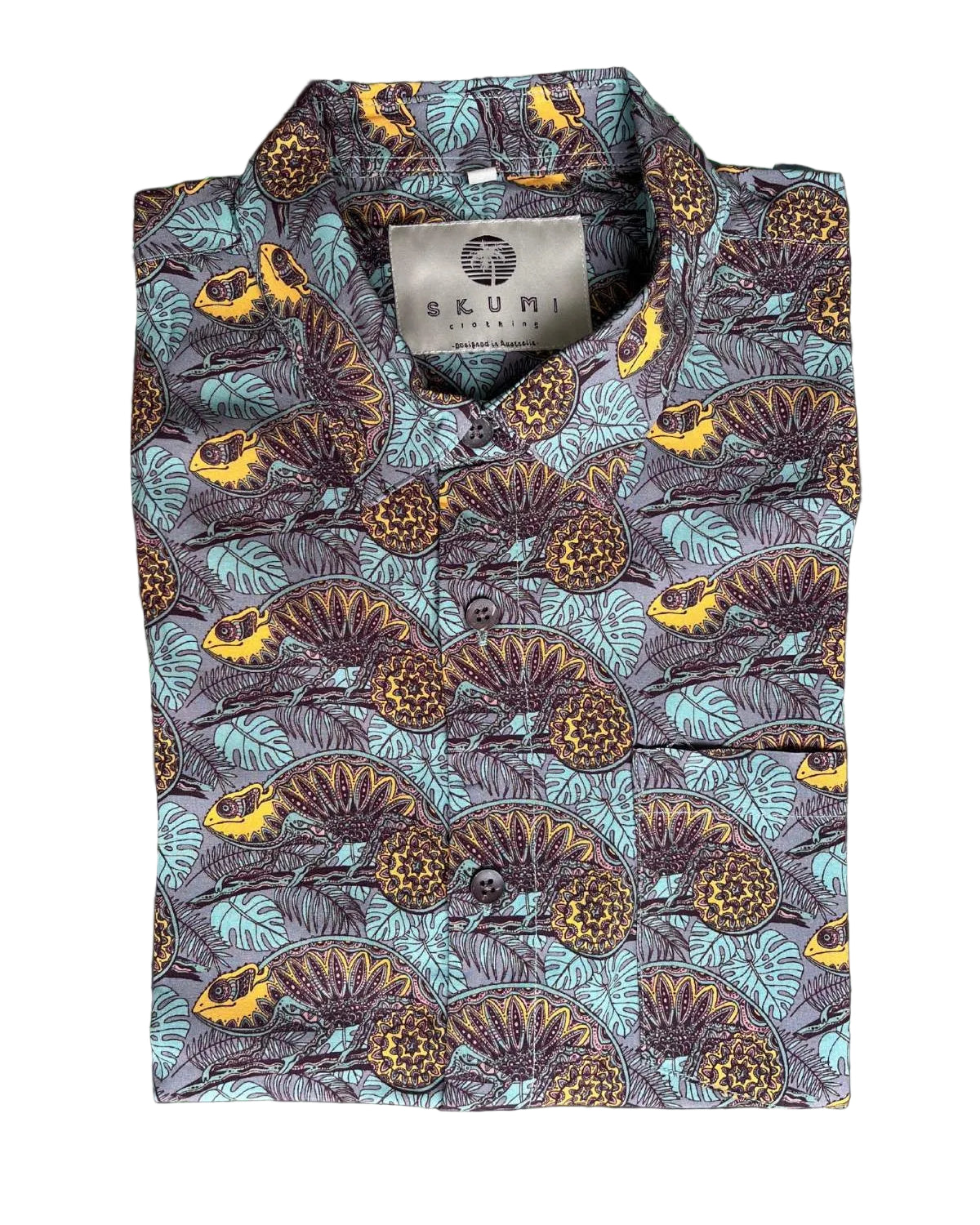 Chameleon Returns Mens Shirt Mens Tops Skumi S