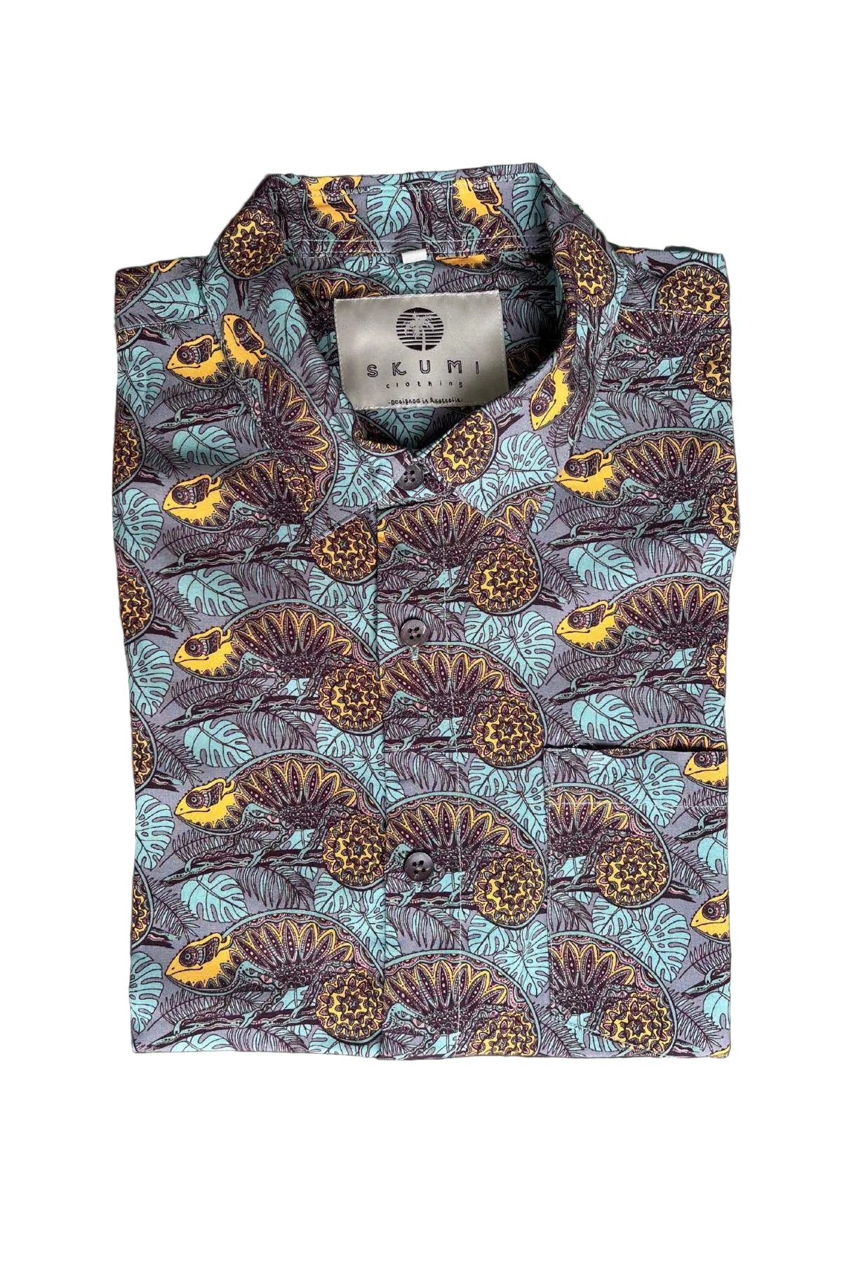 Chameleon Returns Mens Shirt Mens Tops Skumi S