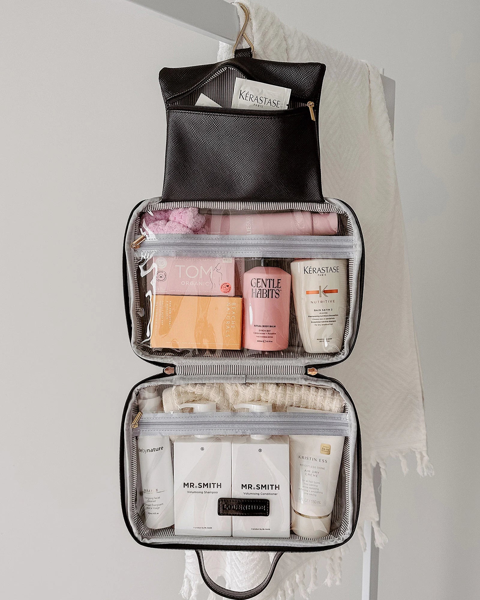 Baby Emma Toiletry Black Bags and Purses Louenhide