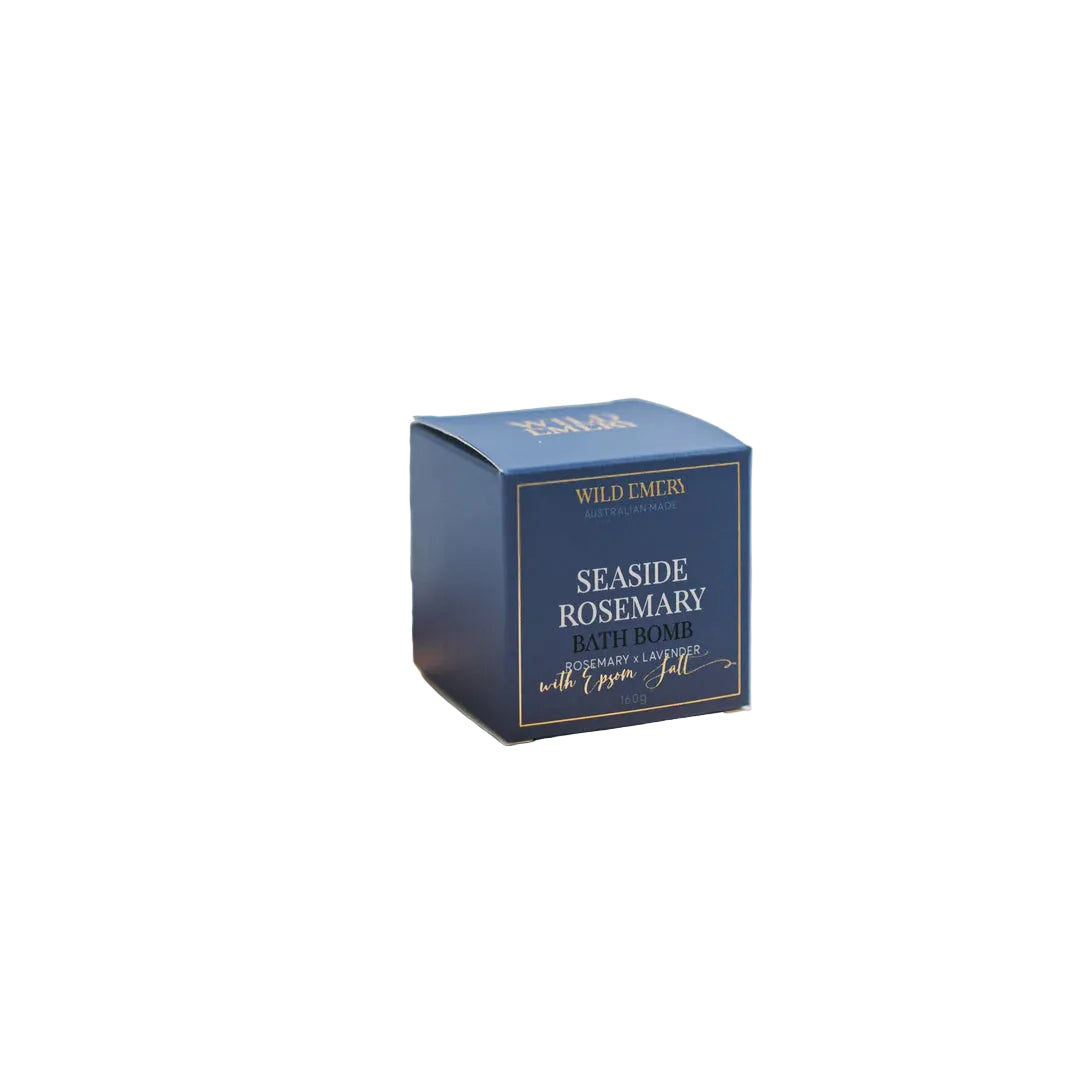 Seaside Rosemary Bath Bomb Gifts and Accessories Wild Emery
