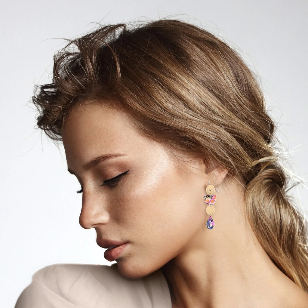 Moe Moe Kirsten Katz Natives Mod Drop Earrings - Global Free Style