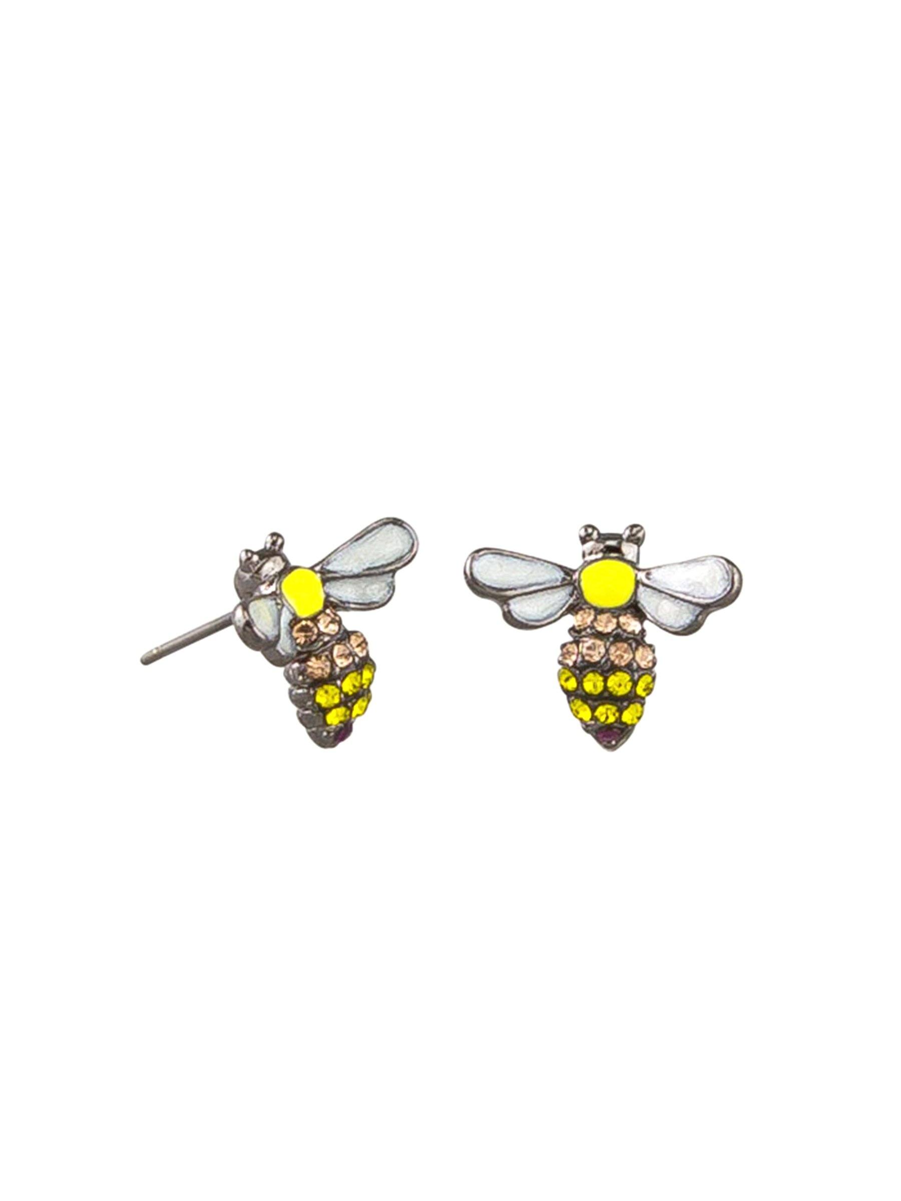 Tiger Tree Busy Bees Stud Earrings Yellow Earrings Tiger Tree
