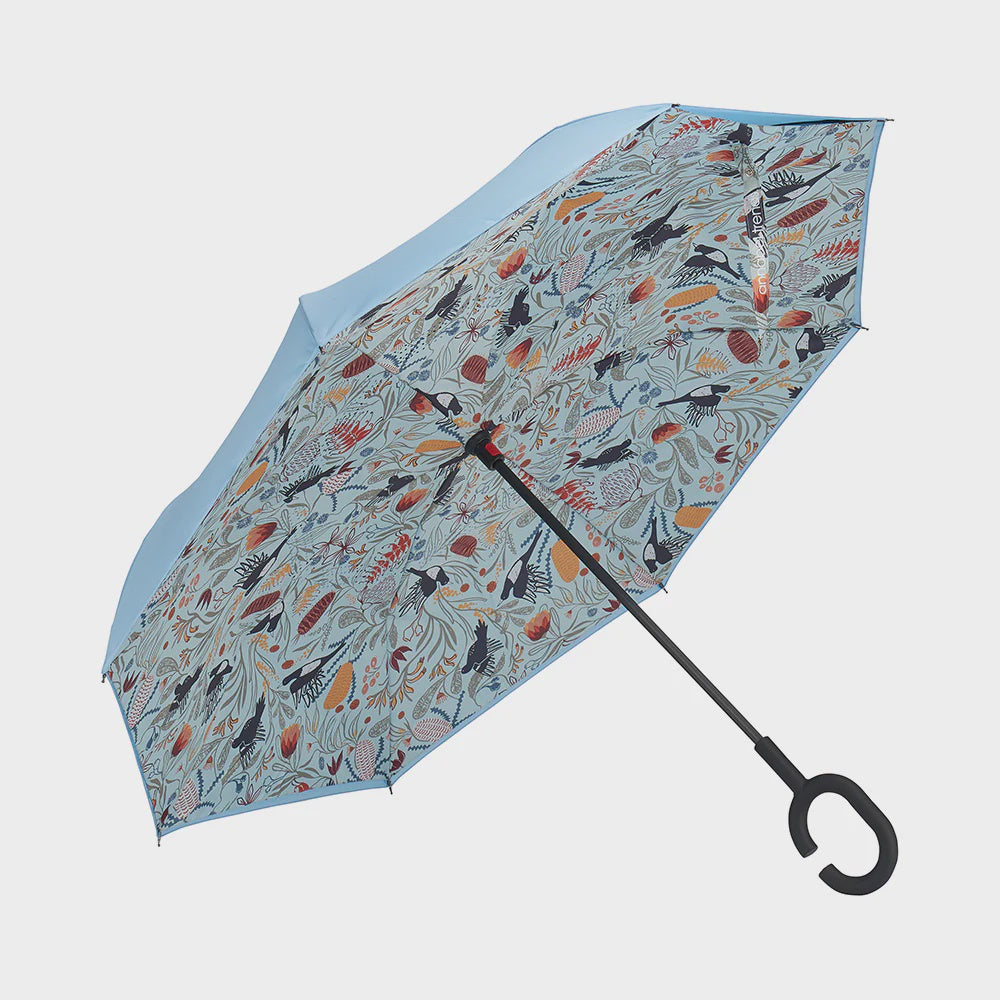 Reverse Umbrella Magpie Floral - Global Free Style