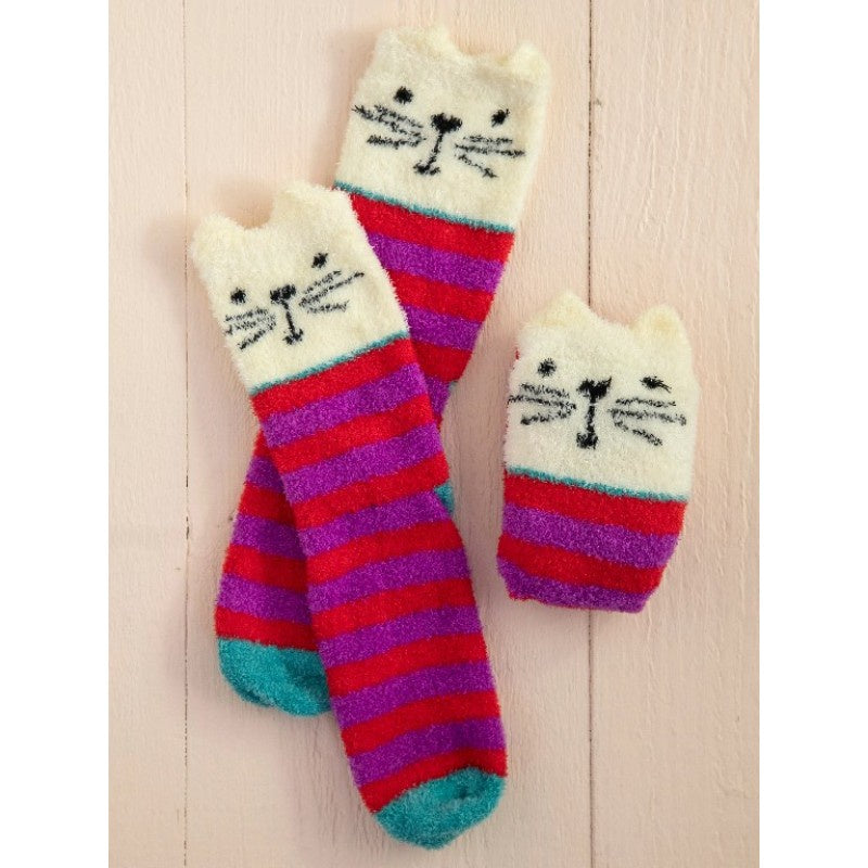 Natural Life Cozy Sock Cream Cat - Global Free Style