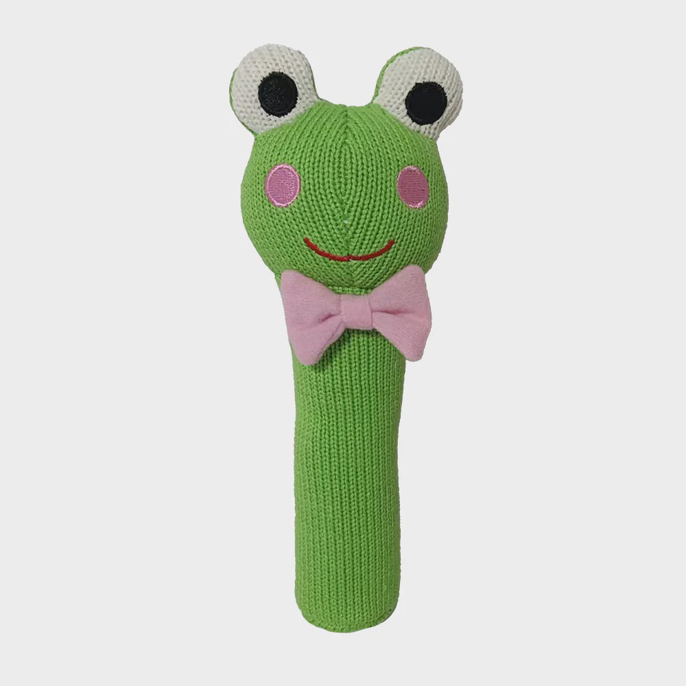 Hand Rattle Knit Frog - Global Free Style
