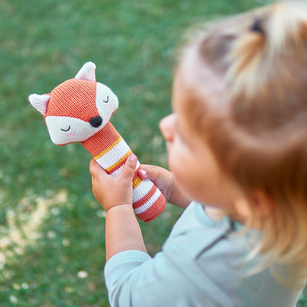 Knit Hand Rattle Kitten Gifts and Accessories Annabel Trends