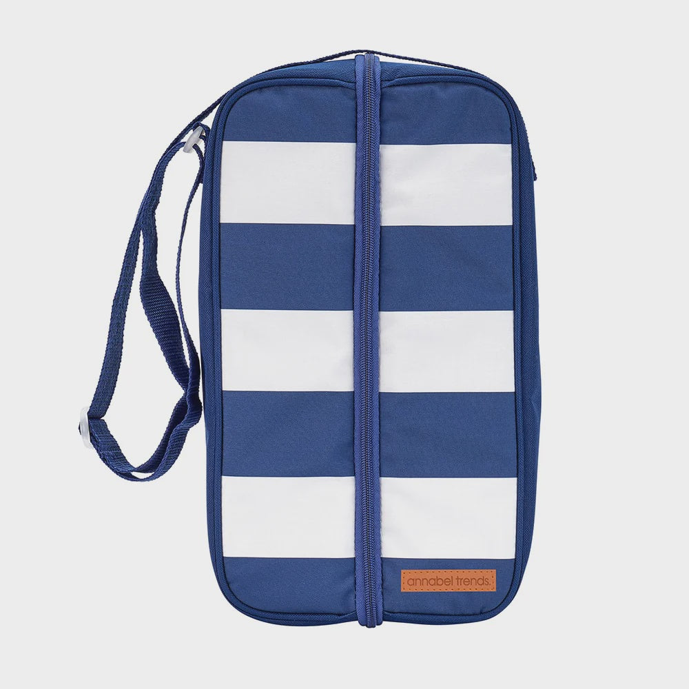 Picnic Bottle Bag Navy Stripe - Global Free Style