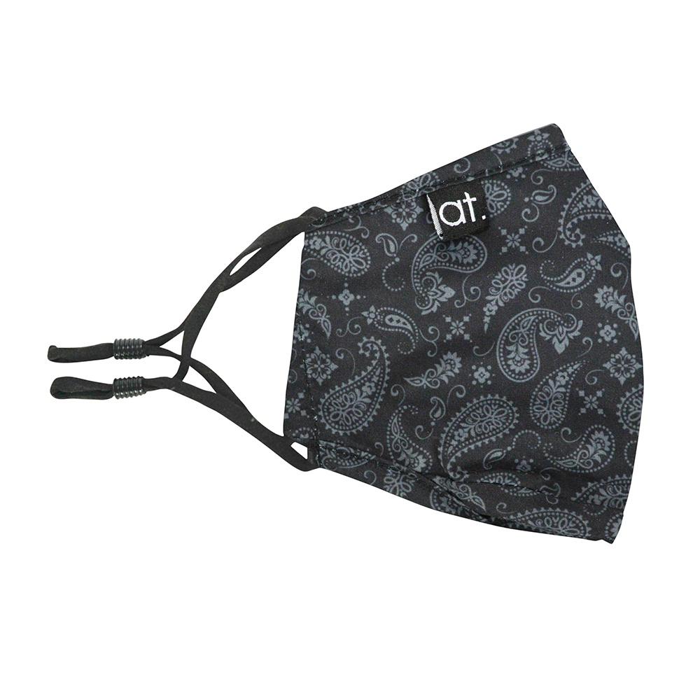Annabel Trends Face Mask Paisley Black Small - Global Free Style