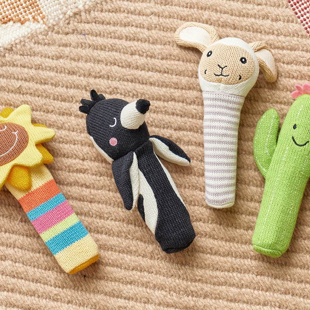 Knit Hand Rattle Kitten Gifts and Accessories Annabel Trends