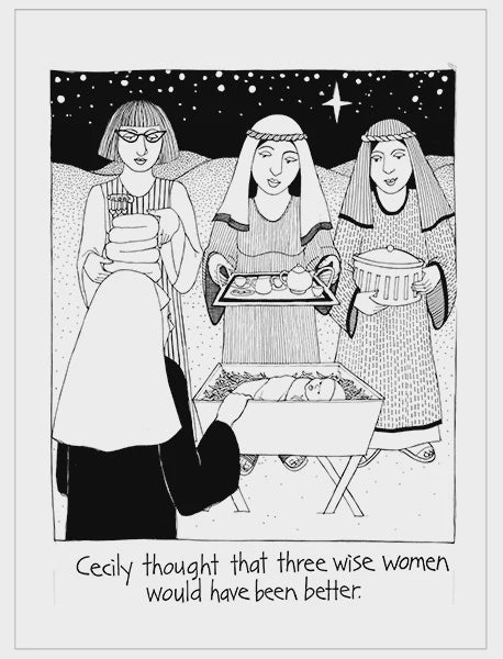 Cecily Tea Towel - Three wise women - Global Free Style