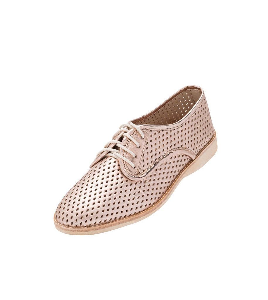 Rollie Derby Punch Rose Gold Shoes - Global Free Style
