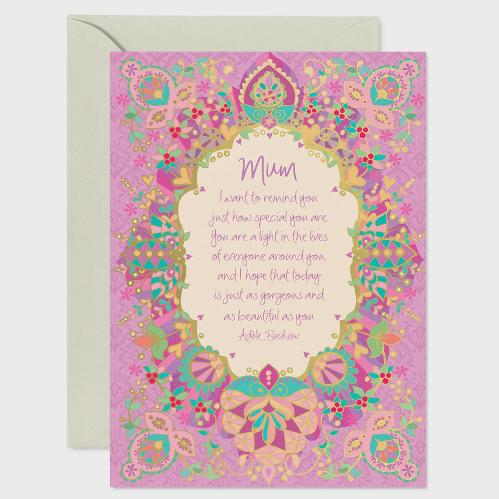 Intrinsic Mum Greeting Card - Global Free Style