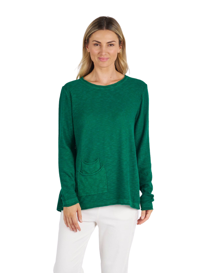 Worthier Paloma Top Emerald Green - Global Free Style