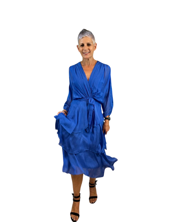 La Strada Florence  Dress Cobalt Blue - Global Free Style