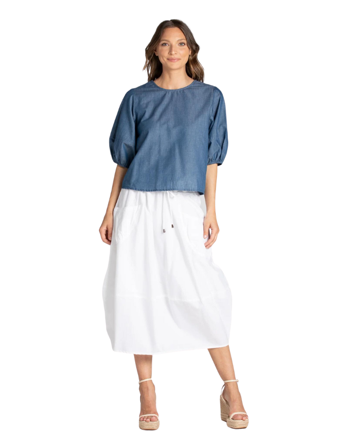 Guru Skirt White Skirts Boom Shankar 6