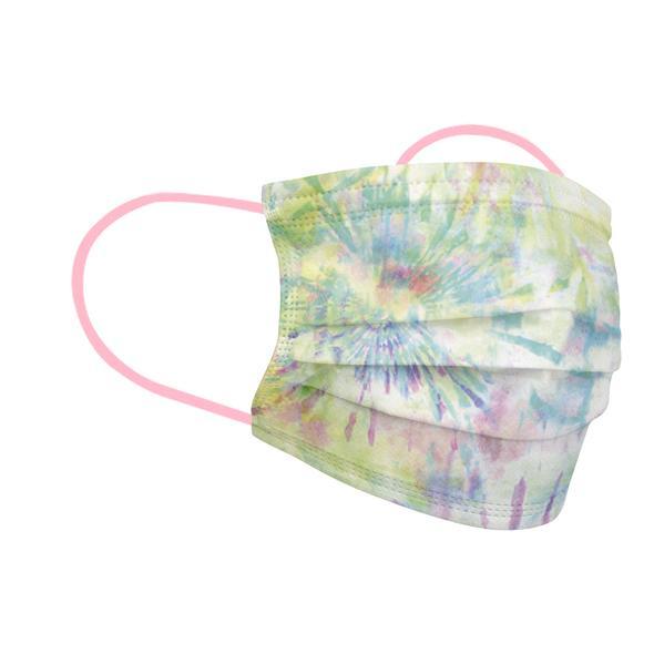 Shield Up Disposable Face Mask 60's Rainbow Tie-dye - Global Free Style