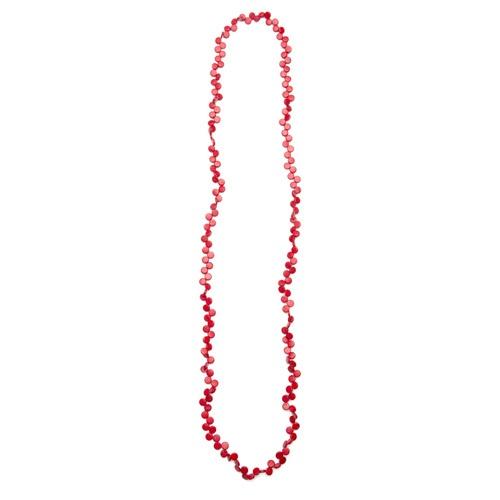 Rare Rabbit Coco Beads 150 cm Long Necklace Red - Global Free Style