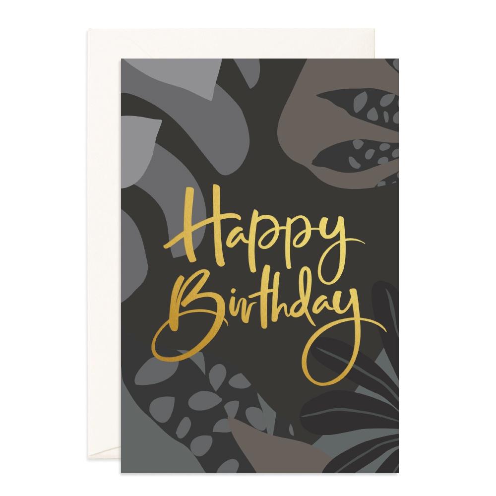 Fox & Fallow Greeting Card Happy Birthday Night Jungle (Jumbo) - Global Free Style