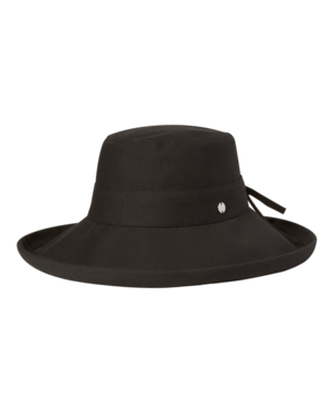 Ladies Upturn Hat Noosa Black Hats & Millinery Kooringal