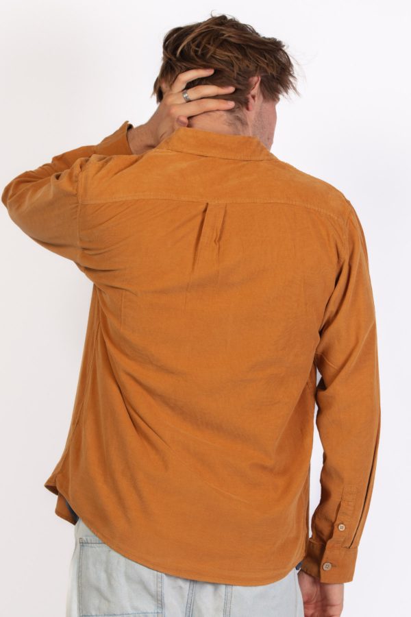 Skumi Honeycomb Corduroy Long Sleeve Shirt - Global Free Style