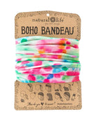 Boho Bandeau Spring Rainbow Tie Dye Bandeau Natural Life