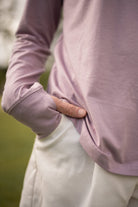 Classic Women Long Sleeve Polo Lilac Tops Tusk and Roo