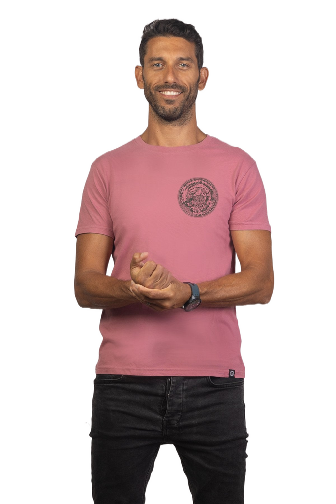 Jelly Shroom Plum Organic Cotton T Shirt Mens Tops Skumi