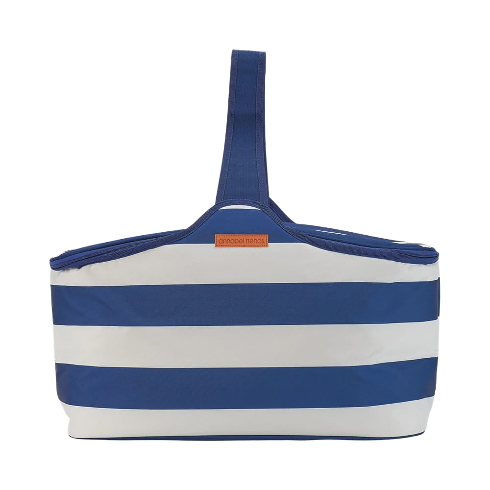 Picnic Cooler Bag Navy Stripe Bags and Purses Annabel Trends   