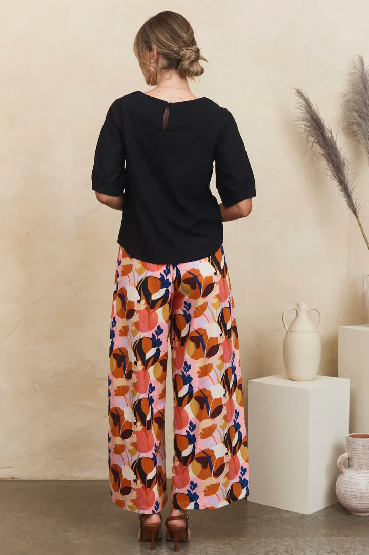 Gigi Top Black Tops MahaShe