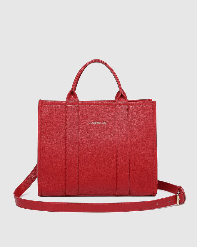 Manhattan Tote Bag Red Bags and Purses Louenhide   