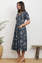 Alice Midi Dress Camellia Dresses MahaShe