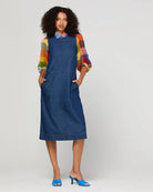 Fumi Dress Dark Denim Dresses Boom Shankar