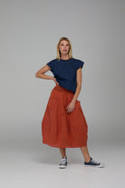 Guru Skirt Burnt Orange Skirts Boom Shankar