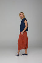 Guru Skirt Burnt Orange Skirts Boom Shankar