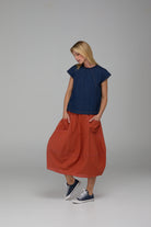 Guru Skirt Burnt Orange Skirts Boom Shankar